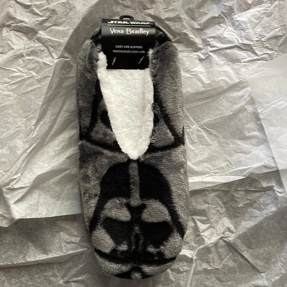 Vera Bradley Star Wars Cozy Life Slippers Size Large NWT - Picture 2 of 8